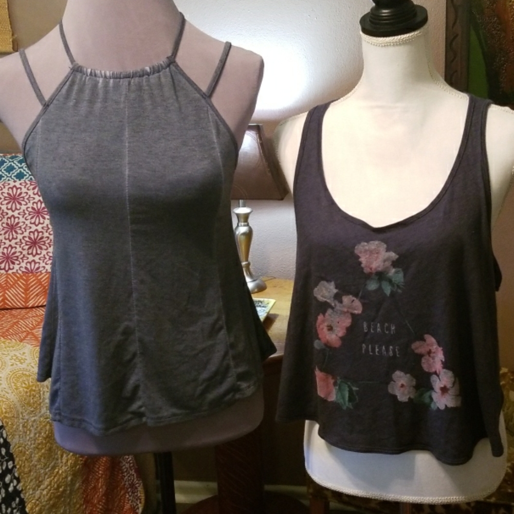 Two (2) Hollister and Poof Tanks L